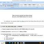 Plan de afacere privind dezvoltarea firmei BLACK AND WHITE BEAUTY SALON