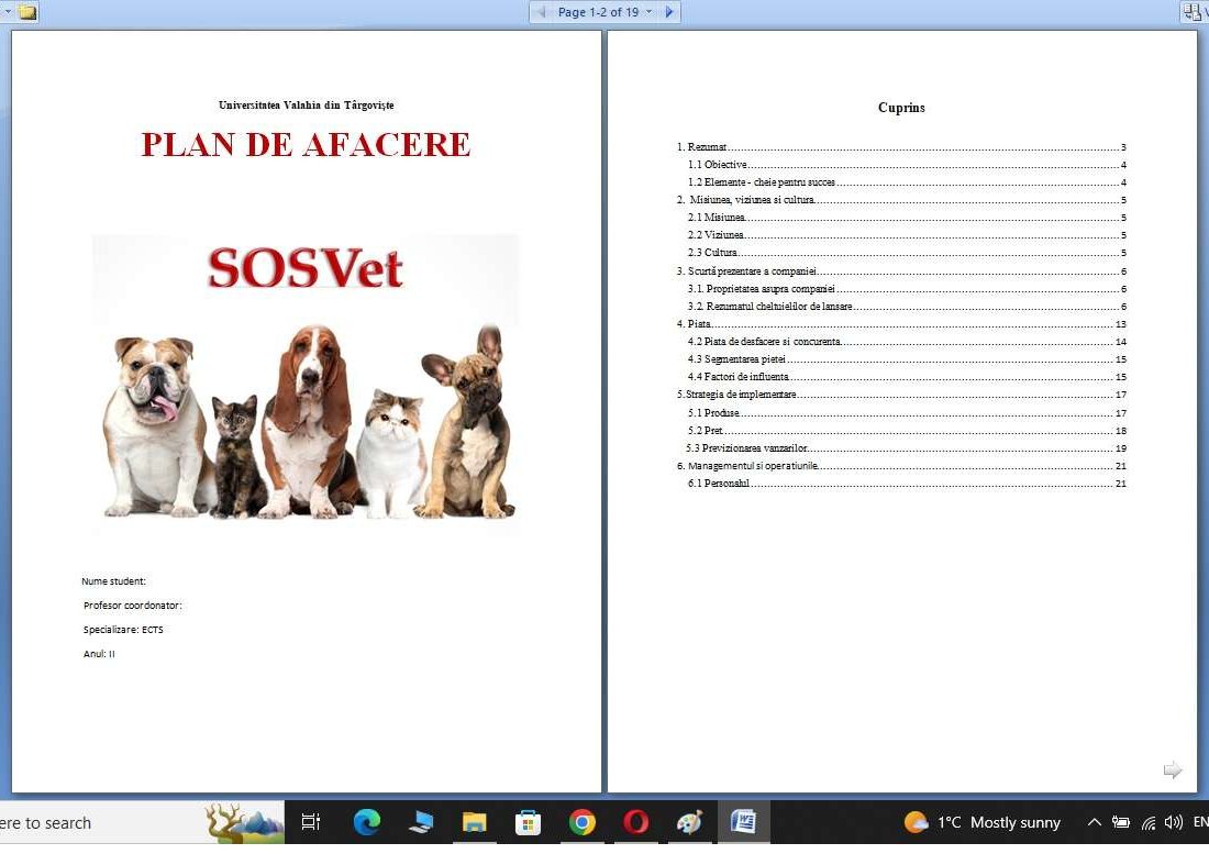 Crearea unei clinici veterinare