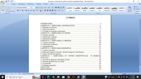 Derivarea cu diminutive