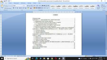 Managementul aprovizionarii. cai de imbunatatire a aprovizionarii