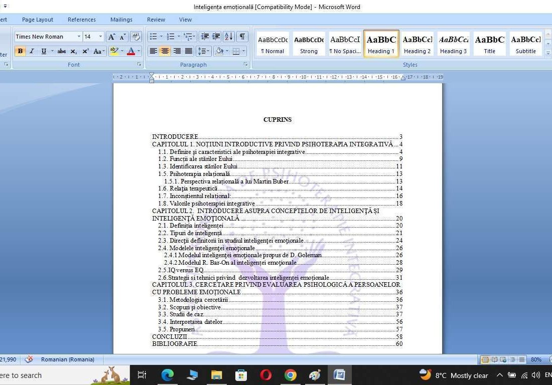 Evaluarea psihologică a persoanelor cu probleme emoționale