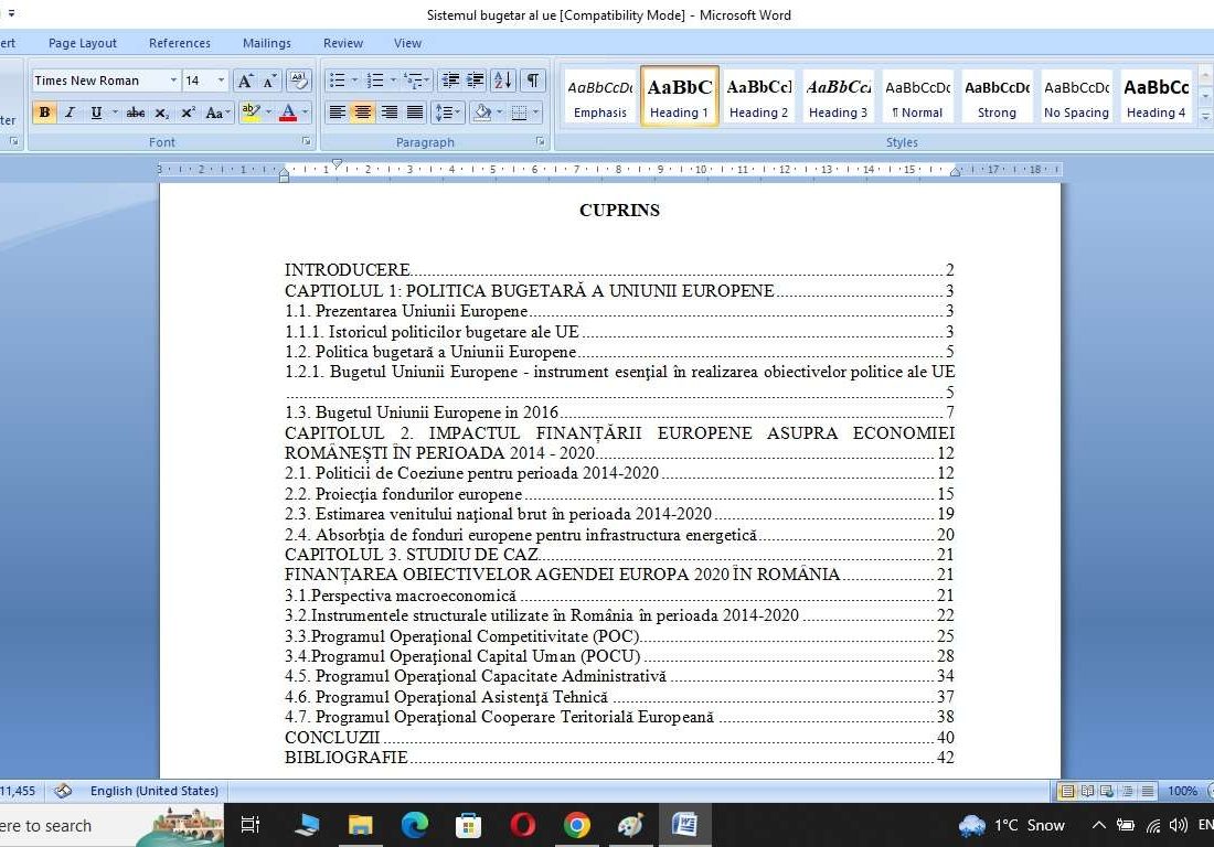 Sistemul bugetar al UE