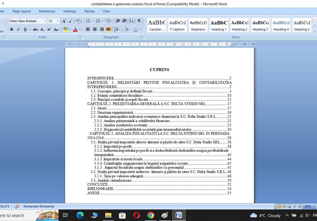 Contabilitatea si gestiunea costului fiscal