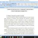Realizarea cercetarilor de marketing