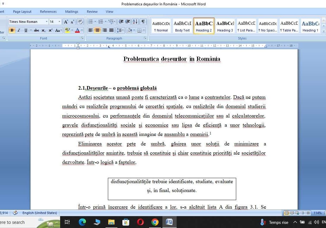 Problematica deşeurilor în România