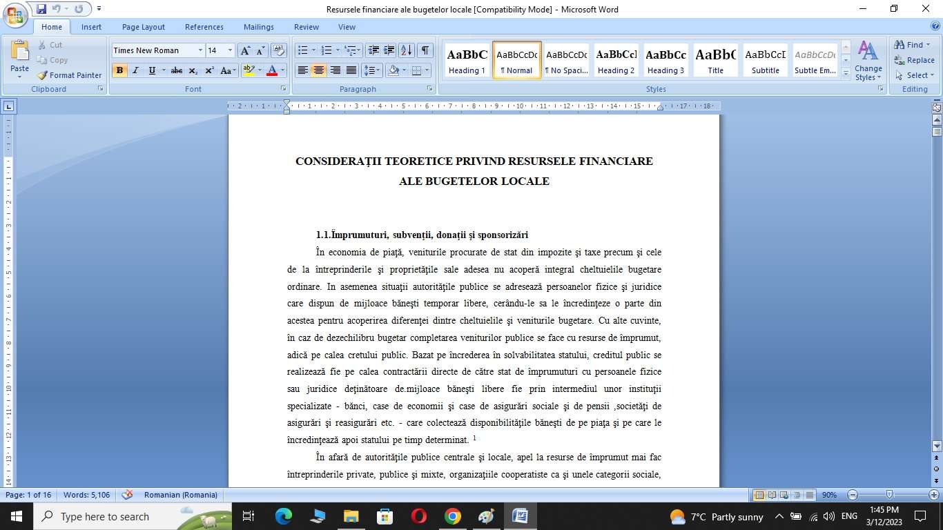 Resursele fiscale ale comunitatilor locale