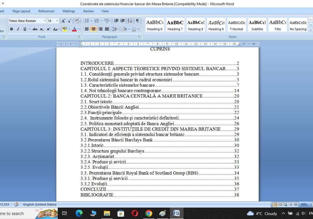 Instituţiile de credit din marea britanie