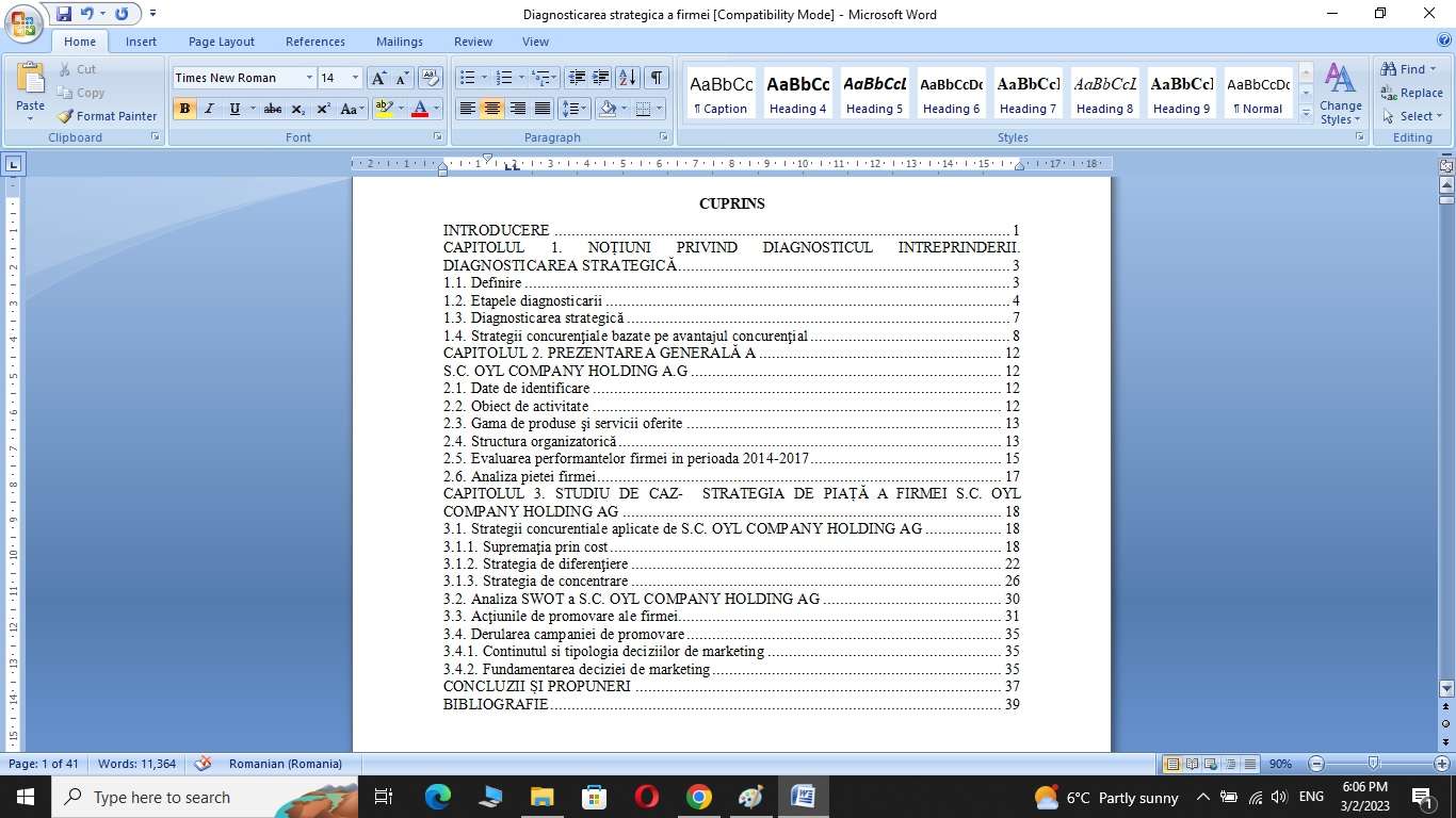 Strategia de piață a firmei