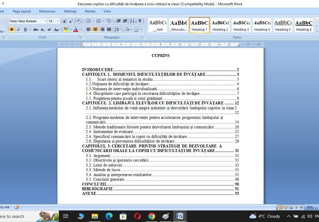 Educarea copiilor cu dificultăți de învățarea