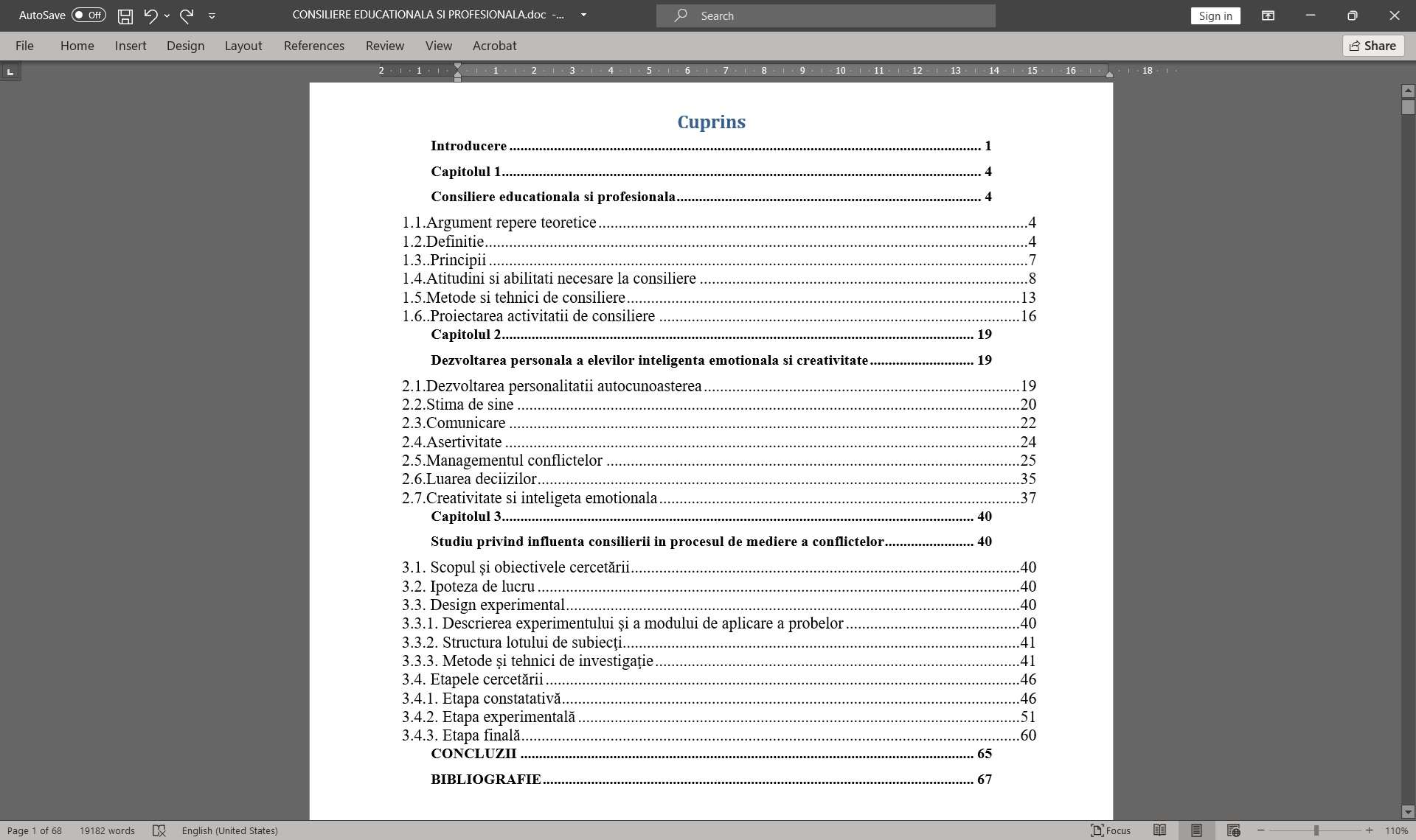 Influența consilierii în procesul de mediere a conflictelor